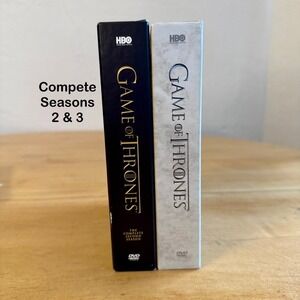 Game of Thrones – Complete Seasons‎ 2 & 3 DVD Box Sets (HBO) – Widescreen